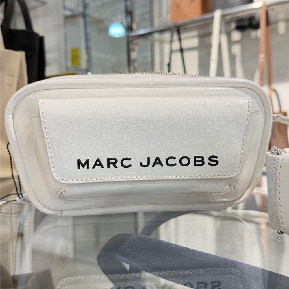 Marc Jacobs White Leather Belt Bag Crossbody Bag - Picture 3 of 8